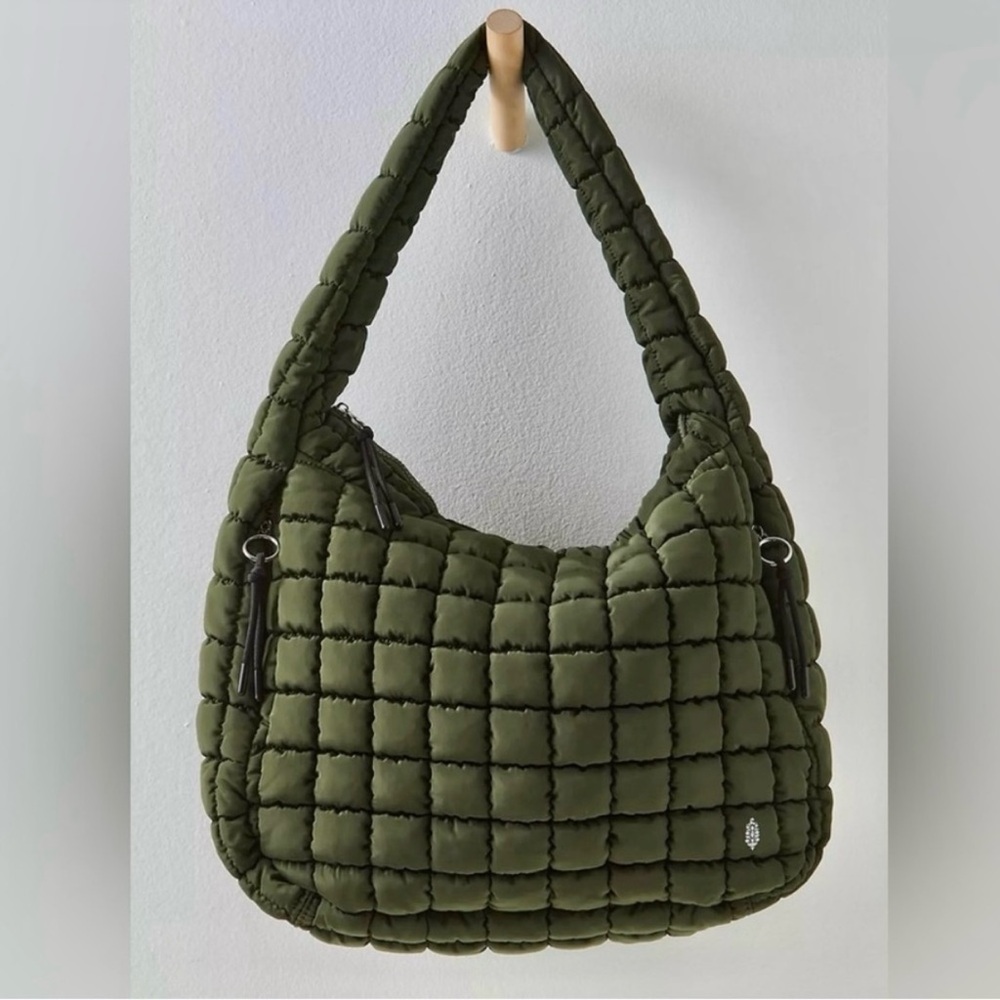 FP Movement by Free People Olive Green Quilted Shoulder Bag - Picture 2 of 16